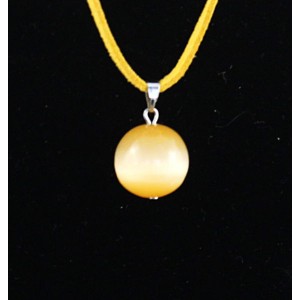 Кулон из селенита, шарик 14-16мм