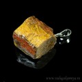 Кулон минерал из тигрового глаза 20*25мм