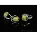 Кольцо и серьги унакит