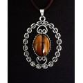 Кулон из тигрового глаза 