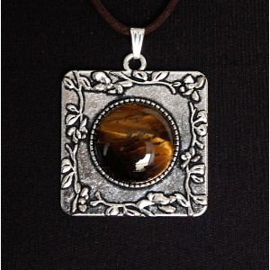 Кулон из тигрового глаза 