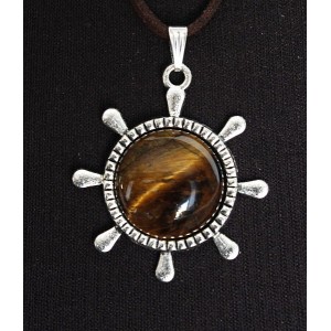 Кулон из тигрового глаза 