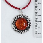 Кулон из янтаря (переплавленый) 