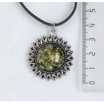 Кулон из янтаря (переплавленый) 