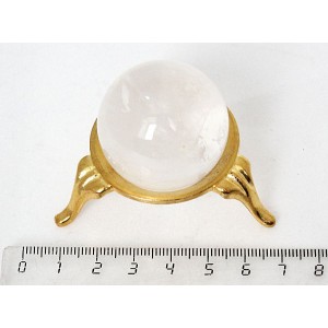 Шар из горного хрусталя, 35-36мм, 55-60г