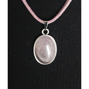 Кулон из аметиста, простой овал 18х13мм