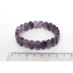 Браслет из аметиста, огранка, сегмент 14х9мм