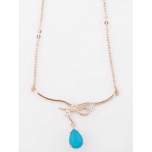 Колье с бирюзой (имитация) "аврора"