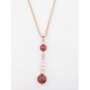 Колье с гранатом "слеза Афродиты"