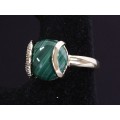 Кольцо с малахитом "Элана"