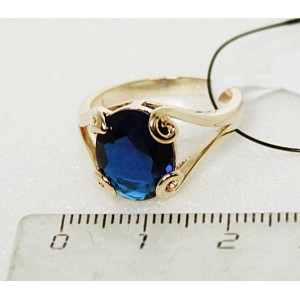 Кольцо со шпинелью "лагуна"