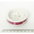 Леска для бисеропл. нейлон, d 0.3 мм, 100 м, тем. розовый
