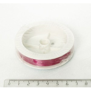 Леска для бисеропл. нейлон, d 0.3 мм, 100 м, тем. розовый