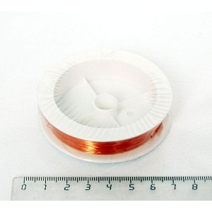 Леска для бисеропл. нейлон, d 0.3 мм, 100 м, морковный