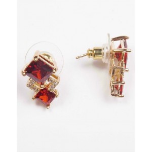 Серьги с гранатом "Элизабет"