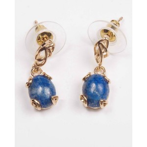 Серьги с лазуритом "лагуна"