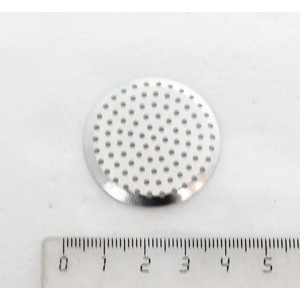 Заготовки для рукоделия сито 35 мм цвет серебро