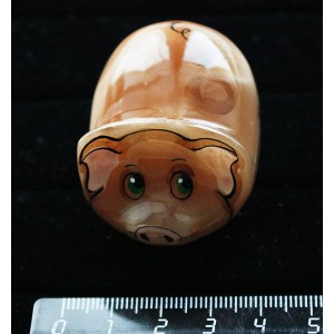 Фигурка "Поросенок Хрюша" из селенита 50*35*30 мм