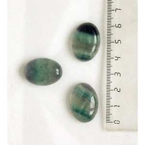 Флюорит, кабошон овал 25х18мм