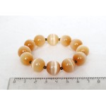 Браслет из селенита, шарик