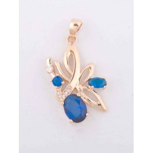 Кулон со шпинелью "лесная мелодия"