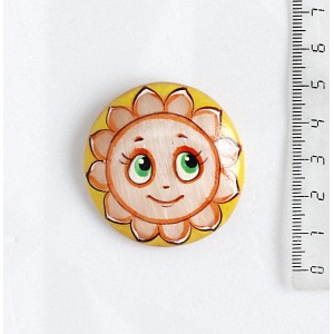 Магнит "Солнышко" из селенита