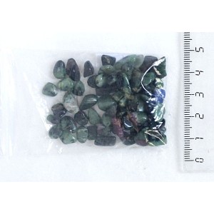 Образец цоизит (нат.), галтовка 5-12мм, уп. 20г