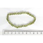 Браслет из хризолита, овалы 4-6мм