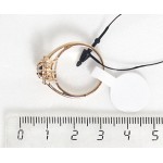 Кольцо с гранатом "с лучами" р-р 18