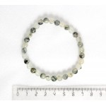 Браслет из пренита, шарик 6мм