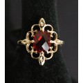 Кольцо с гранатом "Констанция"