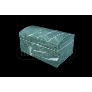 Ларец "Сундучок" малый 10х7х6см офиокальцит с шарниром