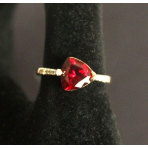 Кольцо с гранатом "Элизабет"