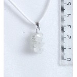 Кулон из лунного камня (беломорит), галтовка 3 нити