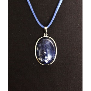 Кулон из содалита, овал 30х22мм