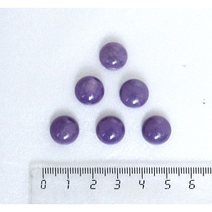 Фосфосидерит кабошон круг 12мм