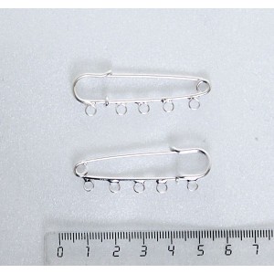 Основы для булавки с петельками 48мм