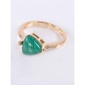 Кольцо с малахитом "Элизабет"