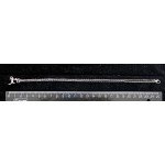 Кулон "Олень", цвет родиум, 45 см