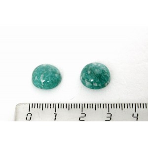 Амазонит кабошон круг 12мм