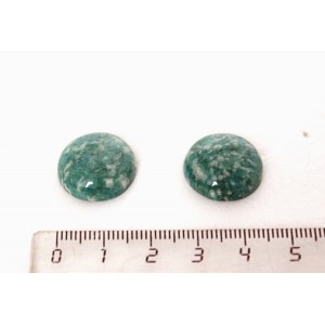 Амазонит кабошон круг 18мм