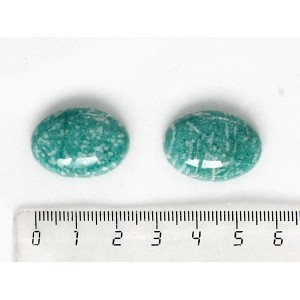 Амазонит кабошон овал 25х18мм