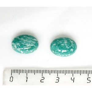 Амазонит кабошон овал 18х13мм