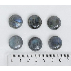 Лабрадорит, кабошон круг 18мм