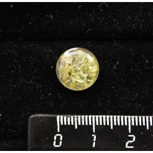 Хризолит, кабошон-мозаика круг 12мм