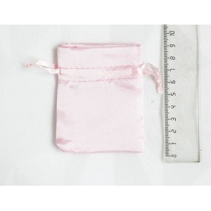 Мешочек подарочный атласный, 7*9 см, цвет розовый