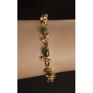 Браслет из нефрита "веточка"