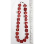 Бусы из коралла губчатого неполированного, круг 18-20мм, 52см