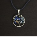 Кулон из лазурита "дерево жизни", 30мм