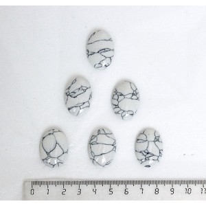 Каулит кабошон овал 25х18мм